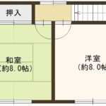 1880万円、4DK、土地面積133.89m2、建物面積92.34m2 ２階(間取)
