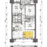 3LDK、価格4380万円、専有面積68.26m2、バルコニー面積13.4m2(間取) 3LDK、価格4380万円、専有面積68.26m2、バルコニー面積13.4m2(間取)