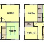 550万円、6DK、土地面積231.40m2、建物面積108.62m2(間取)