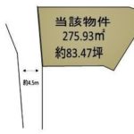 土地価格3580万円、土地面積275.93m2(間取)