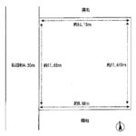 土地価格1680万円、土地面積113.09m2(間取) 土地価格1680万円、土地面積113.09m2(間取)